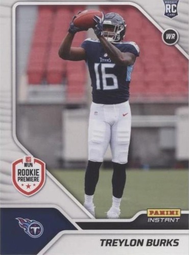 2022 Panini Instant NFLPA Rookie Premiere First Look Treylon Burks #FL10