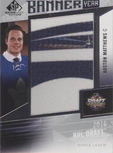 2023-24 Upper Deck SP Game Used - Auston Matthews #BYDR-AM