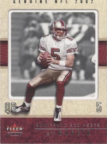 2002 Fleer Genuine Jeff Garcia #30