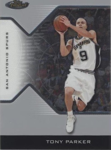 2004-05 Topps Finest - Tony Parker #55