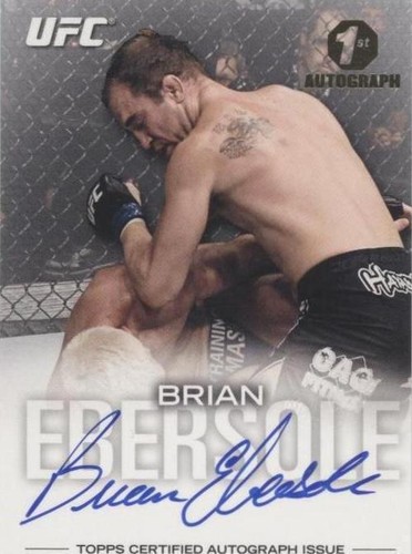 2012 Topps UFC Knockout - Brian Ebersole #FA-BE