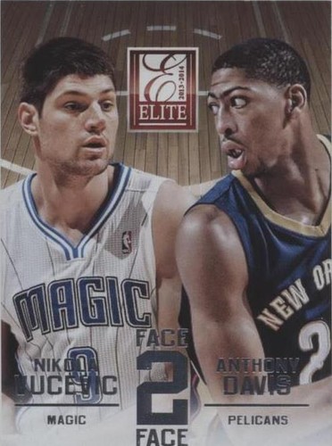 2013-14 Panini Elite - Nikola Vucevic/Anthony Davis #11