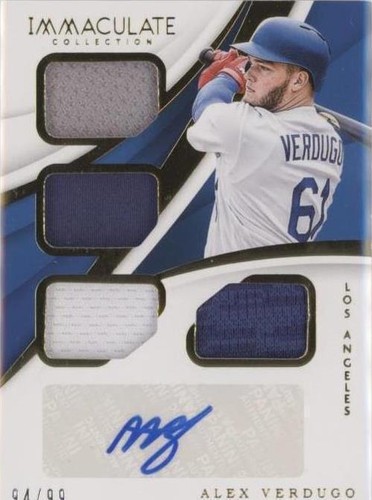 2018 Panini Immaculate Collection - Alex Verdugo #QMA-AV