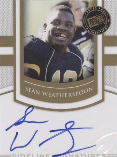 2010 Press Pass Portrait Edition Sean Weatherspoon #SS-SW