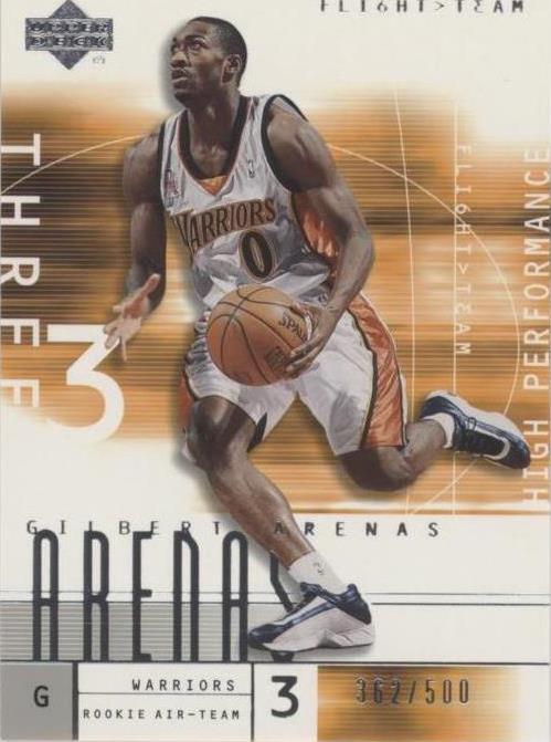 Equipo de vuelo de cubierta superior 2001-02 - Gilbert Arenas #119