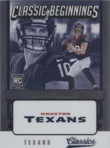 2021 Panini Classics Davis Mills #CB-DM