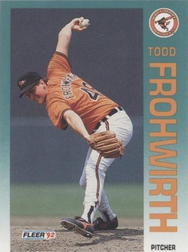 1992 Fleer Update - Todd Frohwirth #U-1