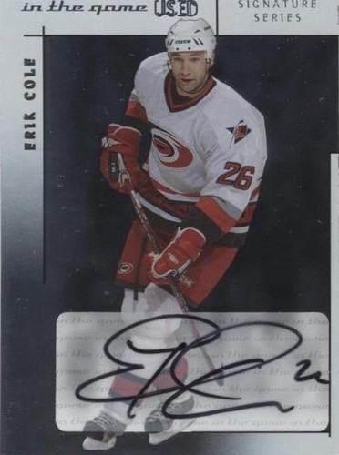 2003-04 In the Game-Used Signature Series - Erik Cole #A-EC