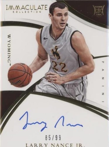 2015 Panini Immaculate Collection Collegiate - Larry Nance Jr. #375