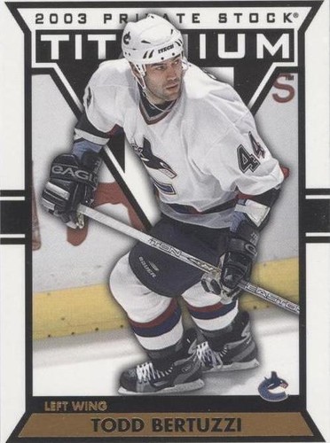 2002-03 Pacific Private Stock Titanium - Todd Bertuzzi #95