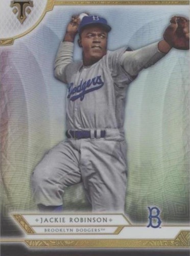 2025 Topps Triple Threads Jackie Robinson REFRACTOR Card #64