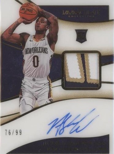 2019-20 Panini Immaculate Collection - Nickeil Alexander-Walker #112