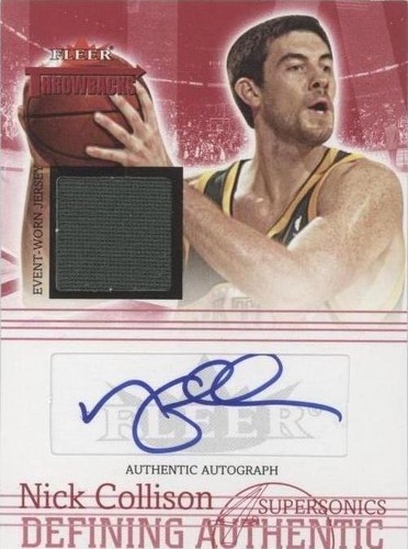 2004-05 Fleer Throwbacks - Nick Collison #DAA-NC