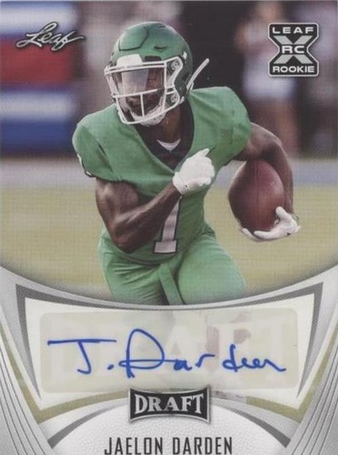 2021 Leaf Draft Jaelon Darden #BA-JD1