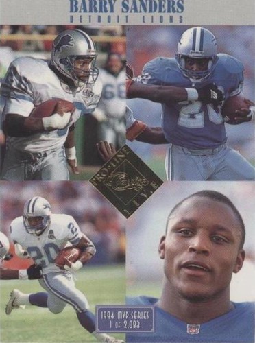 1994 Classic Pro Line Live Barry Sanders #11