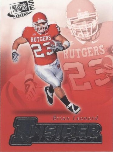 2007 Press Pass SE Brian Leonard #II-17