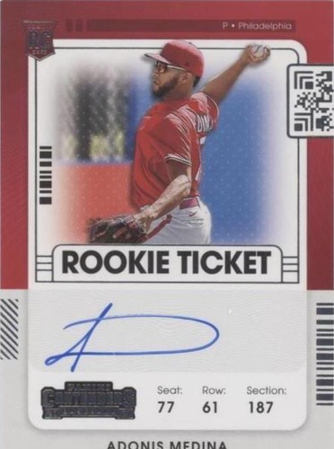 2021 Panini Contenders - Adonis Medina #136