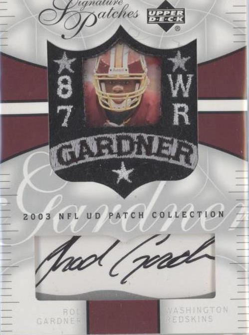 2003 Upper Deck UD Patch Collection Rod Gardner #SP-RG