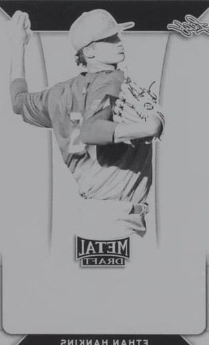 2018 Leaf Metal Draft - Ethan Hankins #BA-EH1