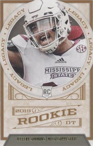 2019 Panini Legacy Jeffery Simmons #174
