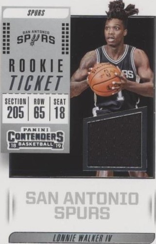 2018-19 Panini Contenders - Lonnie Walker IV #RT-LW4