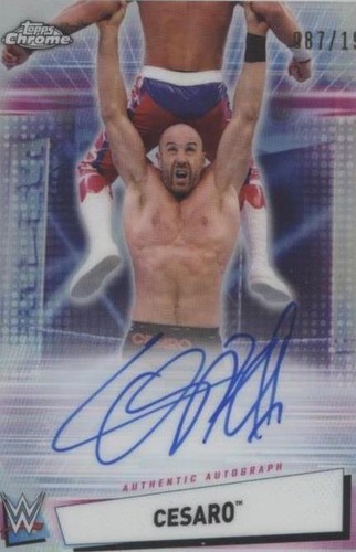 2021 Topps Chrome WWE - Cesaro #A-CS