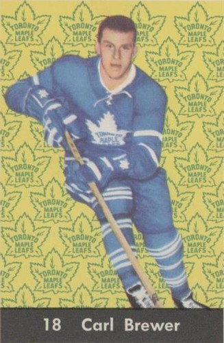 1961-62 Parkhurst - Carl Brewer #18