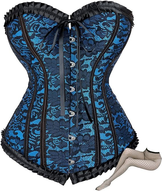 トップス ANDWANG Satin lingerie corset tops 71RQWxp9FHL._UY1000_.jpg