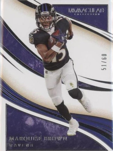 2020 Panini Immaculate Collection Marquise Brown #38
