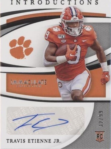 2021 Panini Immaculate Collection Collegiate Travis Etienne #IMI-TE