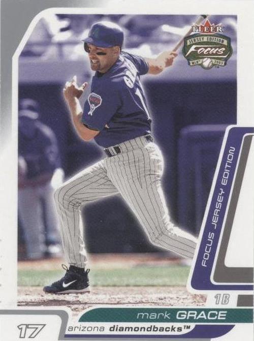 2003 Fleer Focus Jersey Edition - Mark Grace #68