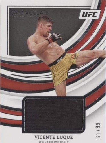 2022 Panini Immaculate Collection UFC - Vicente Luque #FN-VLQ
