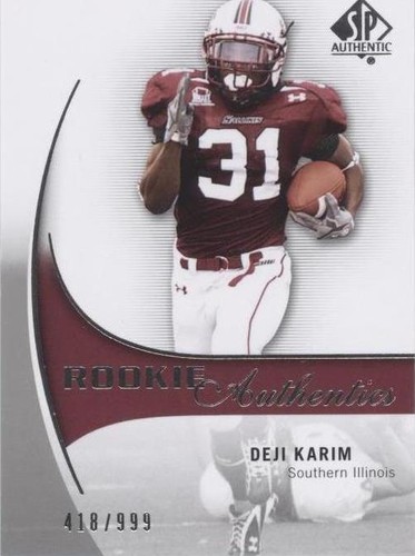 2010 SP Authentic Deji Karim #222