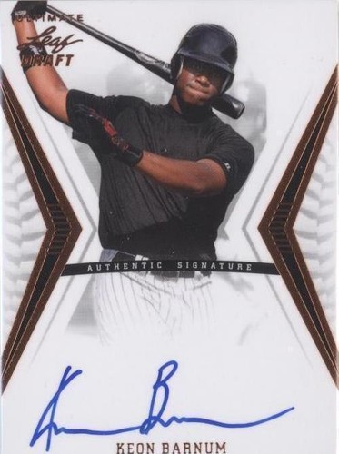 2012 Leaf Ultimate Draft - Keon Barnum #BA-KB1