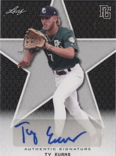 2020 Leaf Perfect Game National Showcase - Ty Evans #BA-TE2