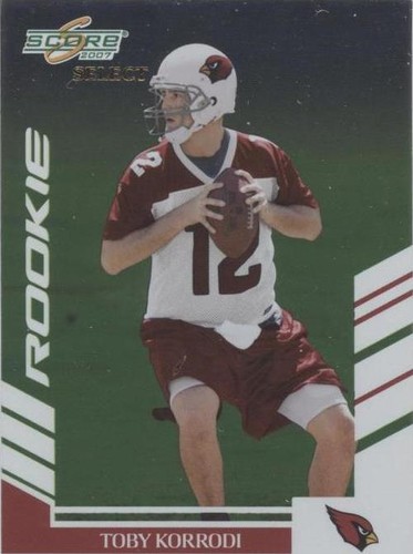 2007 Score Select Toby Korrodi #301