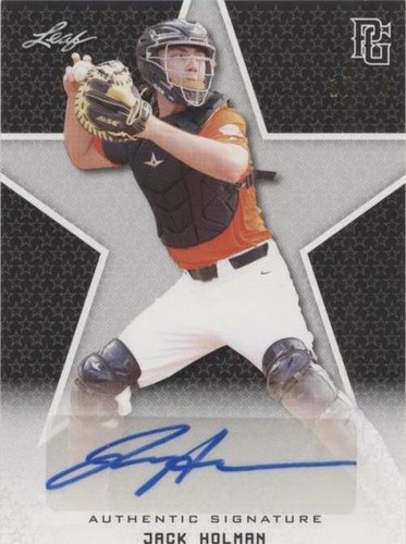 2020 Leaf Perfect Game National Showcase - Jack Holman #BA-JH2