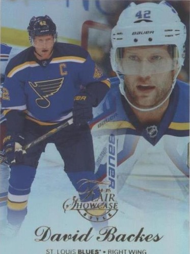 2014-15 Fleer Showcase - David Backes #10