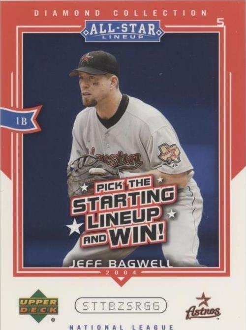 2004 Upper Deck Diamond Collection All-Star Lineup - Jeff Bagwell #AS-JB