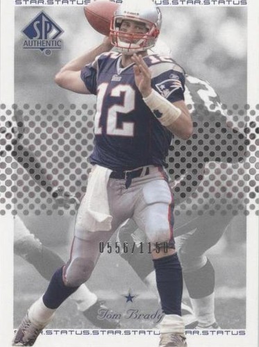 2002 SP Authentic Tom Brady #140