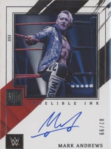 2022 Panini Impeccable WWE - Mark Andrews #IN-MAD