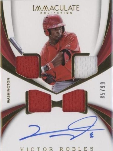 2018 Panini Immaculate Collection - Victor Robles #RQM-VR