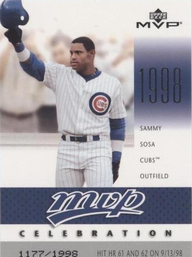 2003 Upper Deck MVP - Sammy Sosa #MVP70