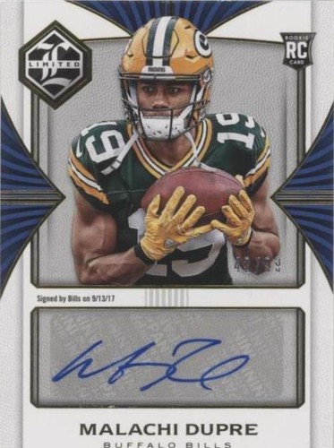 2017 Panini Limited Malachi Dupre #196