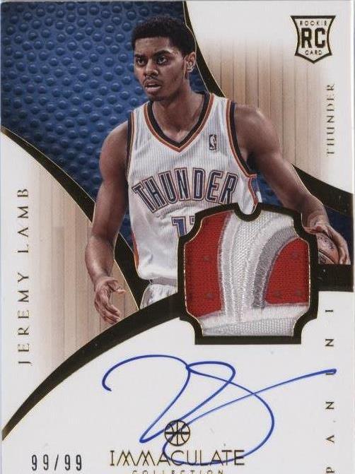 2012-13 Panini Immaculate Collection - Jeremy Lamb #144