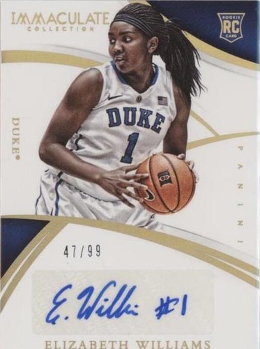 2015 Panini Immaculate Collection Collegiate - Elizabeth Williams #257