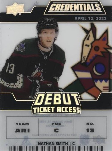 2022-23 Upper Deck Credentials - Nathan Smith #DTA-NS