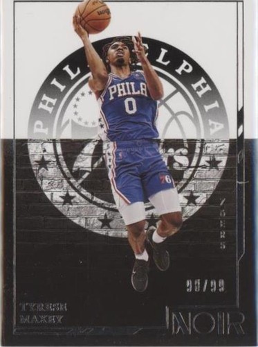 2021-22 Panini Noir - Tyrese Maxey #89
