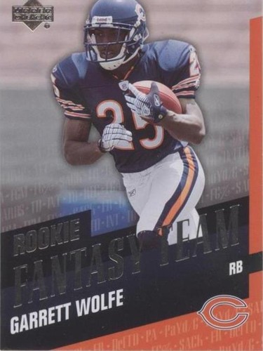 2007 Upper Deck Garrett Wolfe #RFT-GW