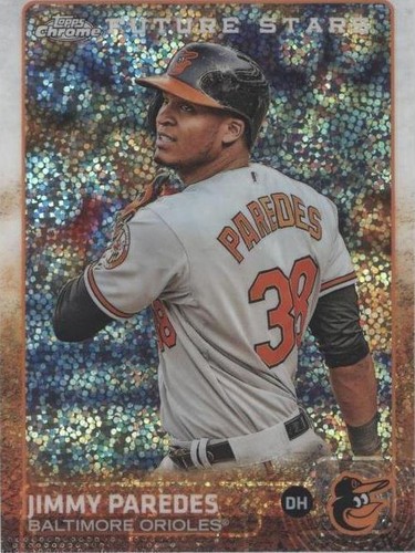 2015 Topps Chrome Update - Jimmy Paredes #US181